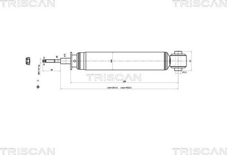 Triscan 8705 16201 - Ammortizzatore autozon.pro