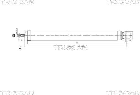 Triscan 8705 16202 - Ammortizzatore autozon.pro