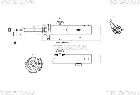 Triscan 8705 11102 - Ammortizzatore autozon.pro