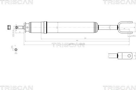 Triscan 8705 29109 - Ammortizzatore autozon.pro