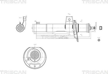 Triscan 8705 29106 - Ammortizzatore autozon.pro