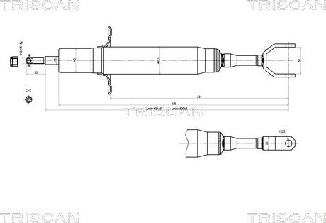 Triscan 8705 29108 - Ammortizzatore autozon.pro