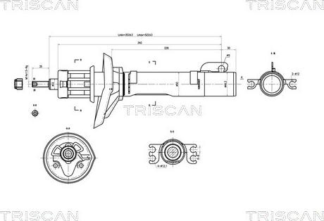 Triscan 8705 29103 - Ammortizzatore autozon.pro