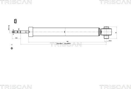 Triscan 8705 29205 - Ammortizzatore autozon.pro