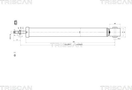 Triscan 8705 29203 - Ammortizzatore autozon.pro