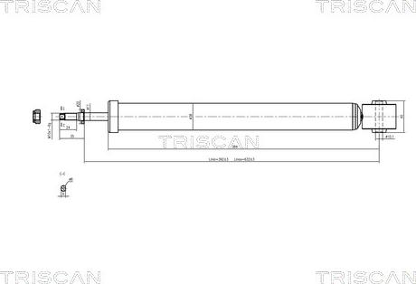 Triscan 8705 29202 - Ammortizzatore autozon.pro