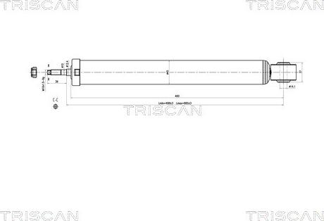 Triscan 8705 29207 - Ammortizzatore autozon.pro