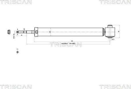 Triscan 8705 29211 - Ammortizzatore autozon.pro