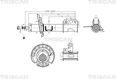 Triscan 8705 24103 - Ammortizzatore autozon.pro