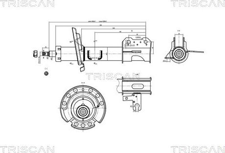 Triscan 8705 24102 - Ammortizzatore autozon.pro