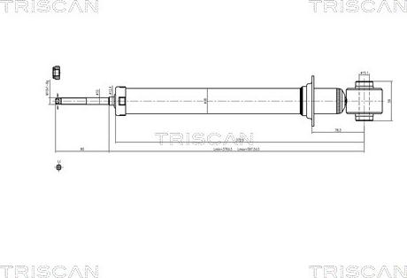 Triscan 8705 24204 - Ammortizzatore autozon.pro