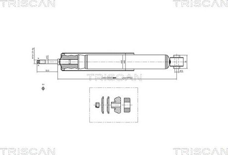 Triscan 8705 24205 - Ammortizzatore autozon.pro