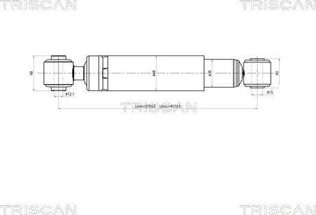 Triscan 8705 24201 - Ammortizzatore autozon.pro