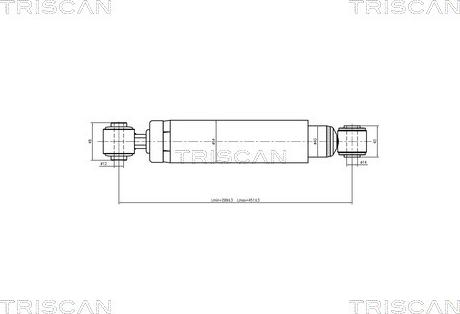 Triscan 8705 24203 - Ammortizzatore autozon.pro