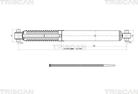 Triscan 8705 28204 - Ammortizzatore autozon.pro