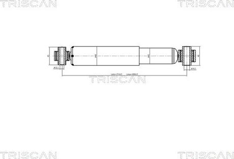 Triscan 8705 28205 - Ammortizzatore autozon.pro