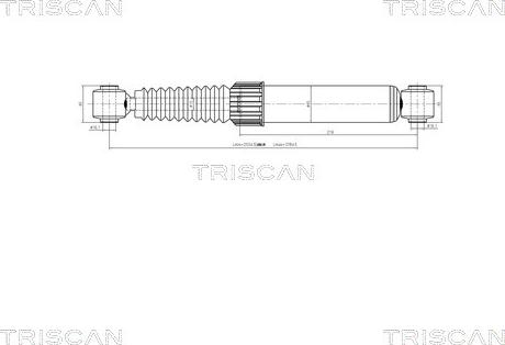 Triscan 8705 28202 - Ammortizzatore autozon.pro