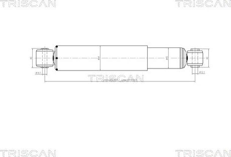 Triscan 8705 23201 - Ammortizzatore autozon.pro