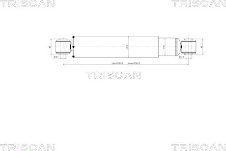 Triscan 8705 23202 - Ammortizzatore autozon.pro