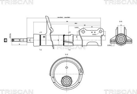 Triscan 8705 27101 - Ammortizzatore autozon.pro