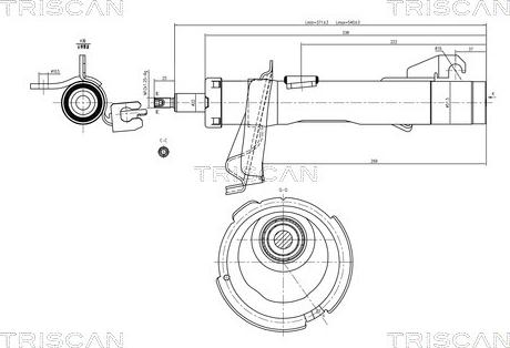 Triscan 8705 27102 - Ammortizzatore autozon.pro