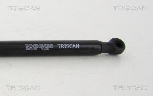 Triscan 8710 292003 - Ammortizatore pneumatico, Cofano bagagli / vano carico autozon.pro