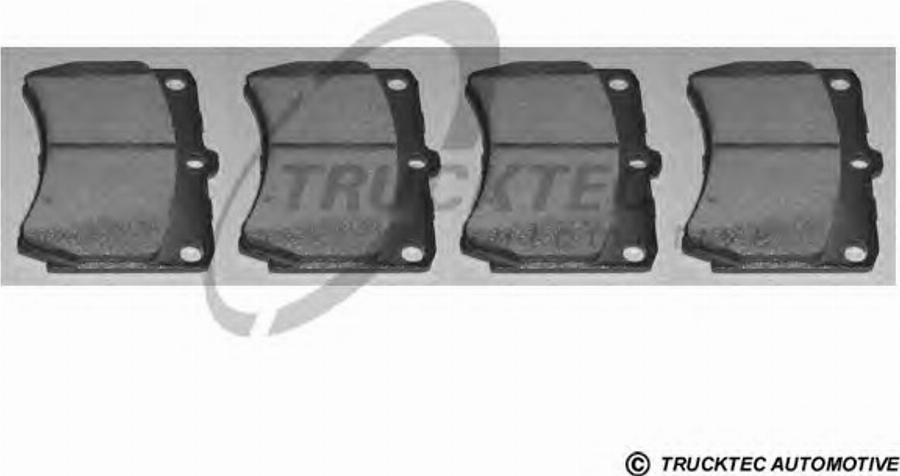 Trucktec Automotive 4135004 - Kit pastiglie freno, Freno a disco autozon.pro