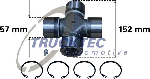 Trucktec Automotive 01.34.014 - Giunto, Albero longitudinale autozon.pro