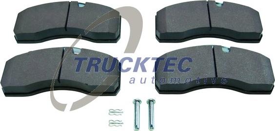 Trucktec Automotive 01.35.076 - Kit pastiglie freno, Freno a disco autozon.pro