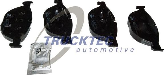 Trucktec Automotive 08.34.142 - Kit pastiglie freno, Freno a disco autozon.pro