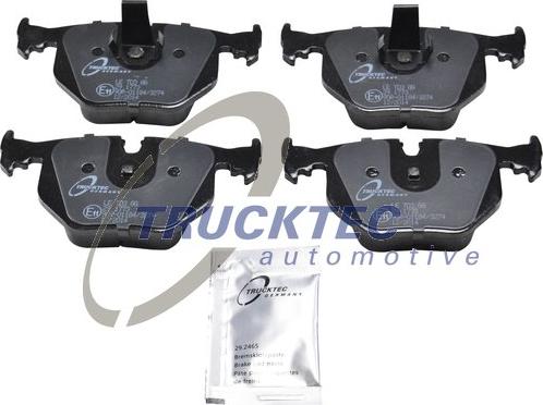 Trucktec Automotive 08.34.102 - Kit pastiglie freno, Freno a disco autozon.pro