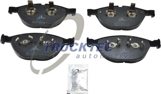 Trucktec Automotive 08.35.040 - Kit pastiglie freno, Freno a disco autozon.pro