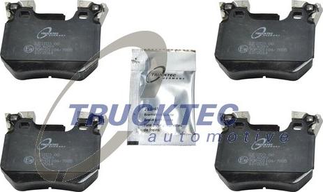 Trucktec Automotive 08.35.043 - Kit pastiglie freno, Freno a disco autozon.pro