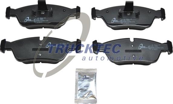 Trucktec Automotive 08.35.006 - Kit pastiglie freno, Freno a disco autozon.pro