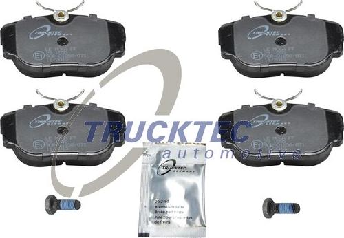 Trucktec Automotive 08.35.008 - Kit pastiglie freno, Freno a disco autozon.pro