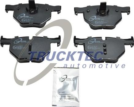 Trucktec Automotive 08.35.129 - Kit pastiglie freno, Freno a disco autozon.pro