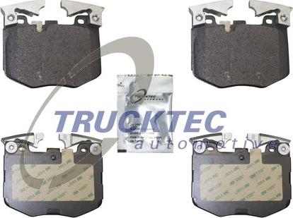 Trucktec Automotive 08.35.244 - Kit pastiglie freno, Freno a disco autozon.pro