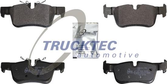 Trucktec Automotive 08.35.265 - Kit pastiglie freno, Freno a disco autozon.pro