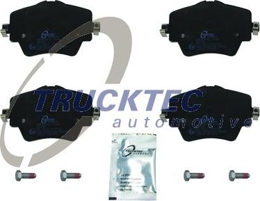 Trucktec Automotive 08.35.203 - Kit pastiglie freno, Freno a disco autozon.pro