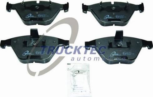 Trucktec Automotive 08.35.225 - Kit pastiglie freno, Freno a disco autozon.pro