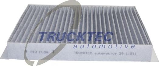 Trucktec Automotive 02.59.200 - Filtro, Aria abitacolo autozon.pro