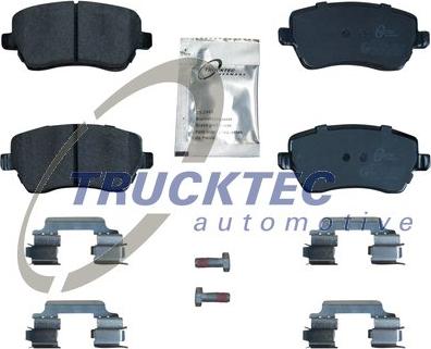 Trucktec Automotive 02.35.449 - Kit pastiglie freno, Freno a disco autozon.pro