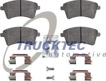 Trucktec Automotive 02.35.445 - Kit pastiglie freno, Freno a disco autozon.pro