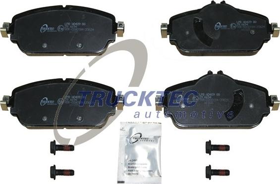 Trucktec Automotive 02.35.466 - Kit pastiglie freno, Freno a disco autozon.pro