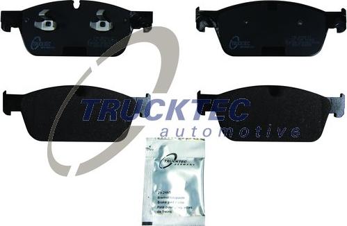 Trucktec Automotive 02.35.486 - Kit pastiglie freno, Freno a disco autozon.pro