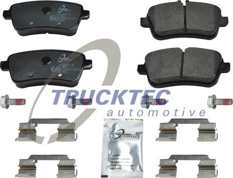 Trucktec Automotive 02.35.437 - Kit pastiglie freno, Freno a disco autozon.pro