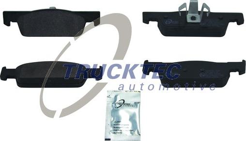 Trucktec Automotive 02.35.552 - Kit pastiglie freno, Freno a disco autozon.pro