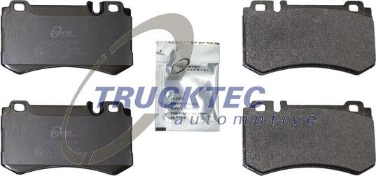 Trucktec Automotive 02.35.561 - Kit pastiglie freno, Freno a disco autozon.pro