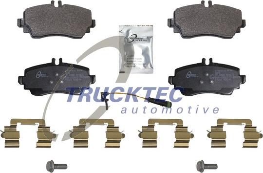 Trucktec Automotive 02.35.563 - Kit pastiglie freno, Freno a disco autozon.pro