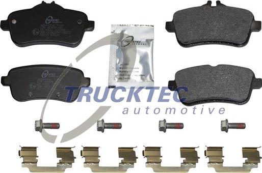 Trucktec Automotive 02.35.509 - Kit pastiglie freno, Freno a disco autozon.pro